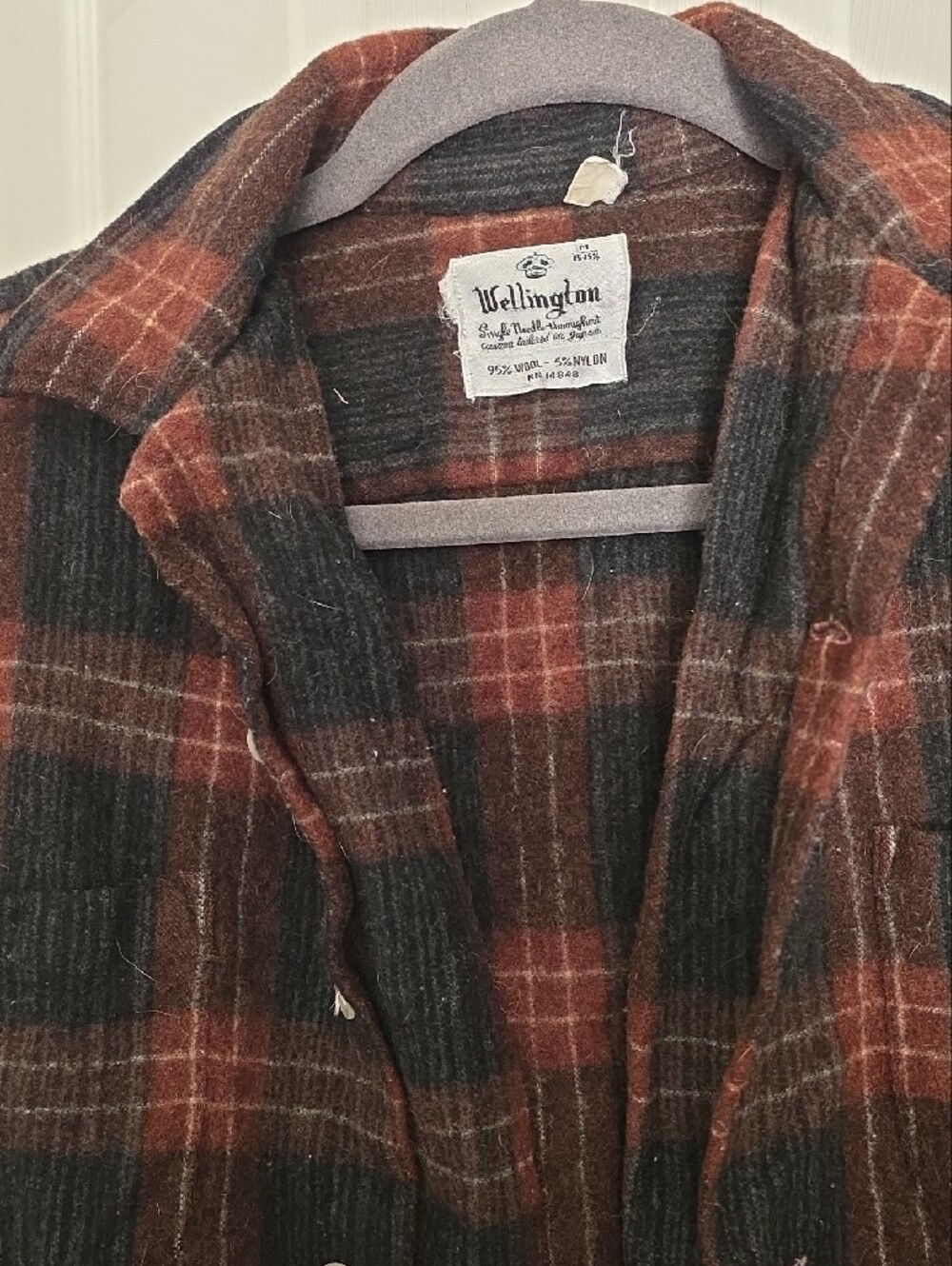 Worthington Men's Plaid Button-Down Shirt - Brown & Black - Picture 2 of 9